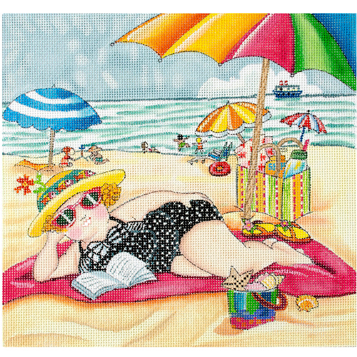 Beach & Sea: At the Seaside Painted Canvas Painted Pony Designs - 1