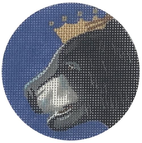 Bear with Crown Painted Canvas Colors of Praise - 1
