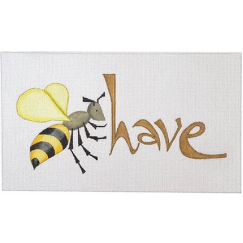 Bee Have Sign Painted Canvas Zecca - 1