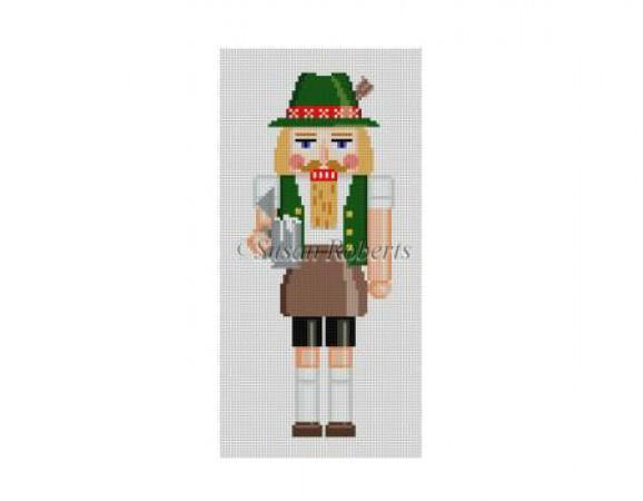 Beermeister Nutcracker Painted Canvas Susan Roberts Needlepoint Designs Inc.
