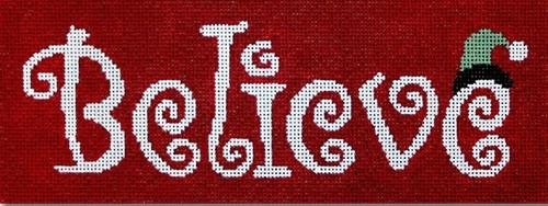Believe Painted Canvas CBK Needlepoint Collections