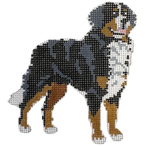 Bernese Mountain Dog Painted Canvas PIP & Roo - 1