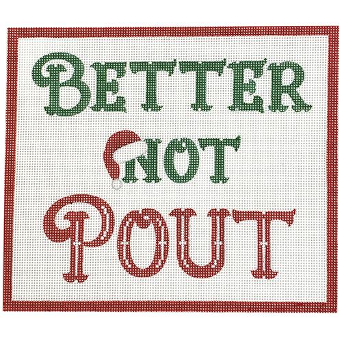 Better Not Pout Painted Canvas Pepperberry Designs
