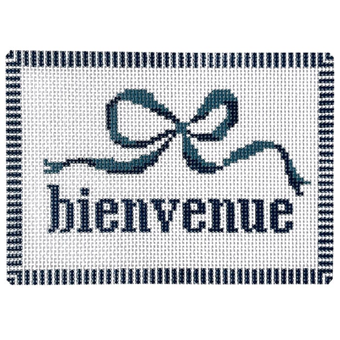 Bienvenue Painted Canvas Le Point Studio - 1
