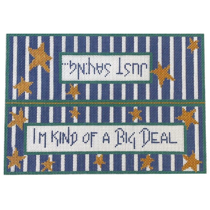 Big Deal Painted Canvas Tina Griffin Designs