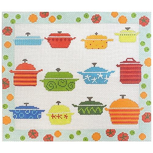 Big Pots Painted Canvas Pippin - 1