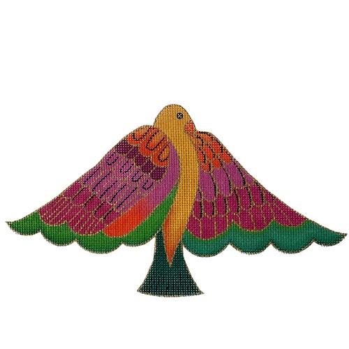 Bird in Flight Painted Canvas Danji Designs - 1