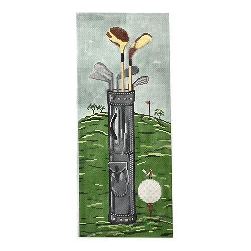 Birdie on the Green Painted Canvas Cooper Oaks Design