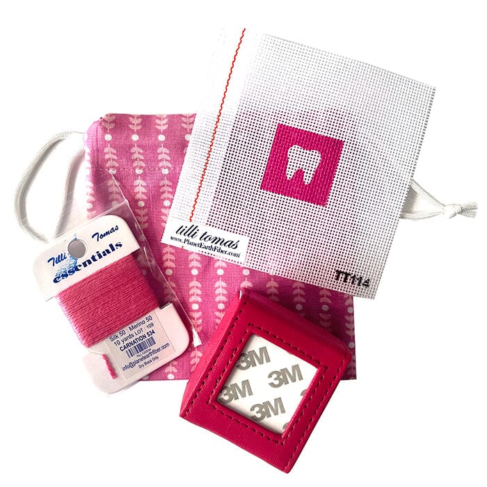 Bitty Box Kit - Pink & White Tooth Kits Planet Earth Kit