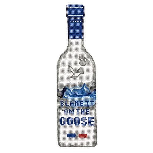 Blame it on the Goose Painted Canvas C'ate La Vie - 1