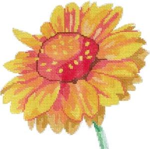 Blanket Flower Painted Canvas Jean Smith - 1