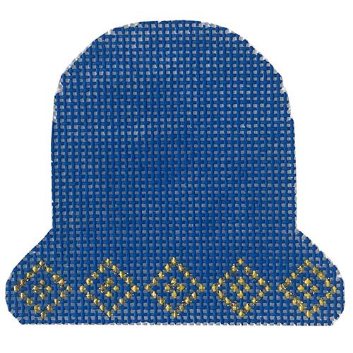 Blue Starry Night Bell with Charms Painted Canvas Danji Designs