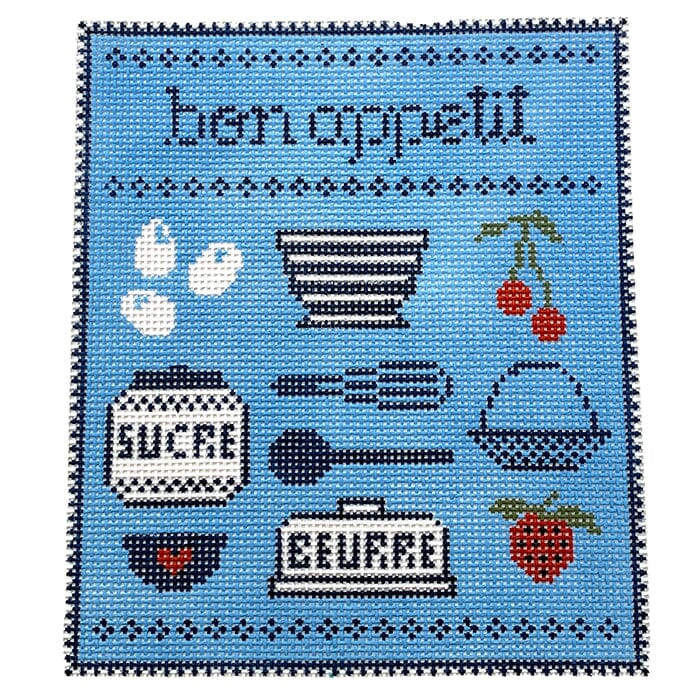 Bon Appetit Painted Canvas Le Point Studio - 1