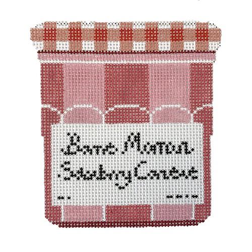 Bonne Maman Strawberry Painted Canvas Audrey Wu Designs - 1
