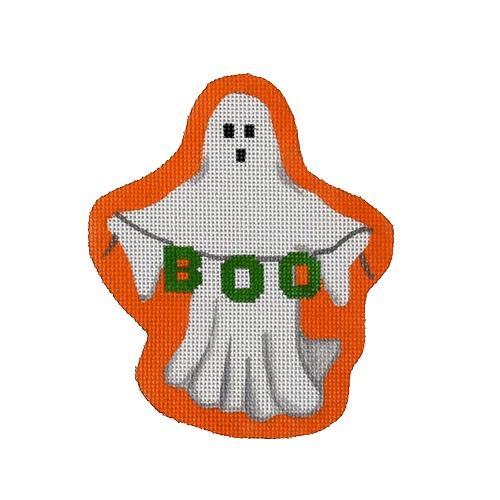 Boo Ghost Painted Canvas Pepperberry Designs - 1