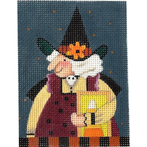 Book Witch Painted Canvas Melissa Shirley Designs - 1