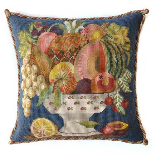 Bowl of Fruit Needlepoint Kit Kits Elizabeth Bradley Design