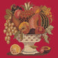 Bowl of Fruit Needlepoint Kit Kits Elizabeth Bradley Design Bright Red 