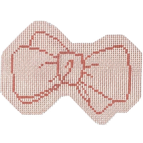Bows Bows Bows - Pink Painted Canvas Audrey Wu Designs