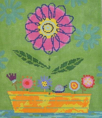 Box Garden Painted Canvas Birds of a Feather - 1
