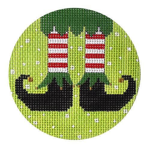 Boy Elf Feet Painted Canvas Alice Peterson Company - 1