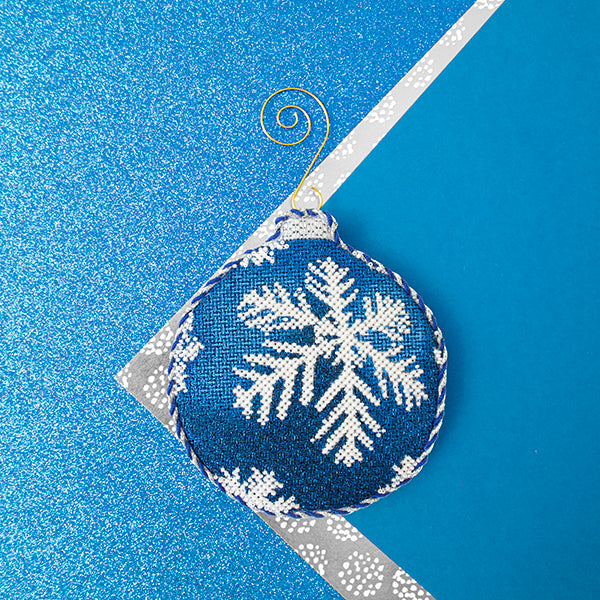 Glittered Snowflake Ornaments (4-inch) - Pack of 12
