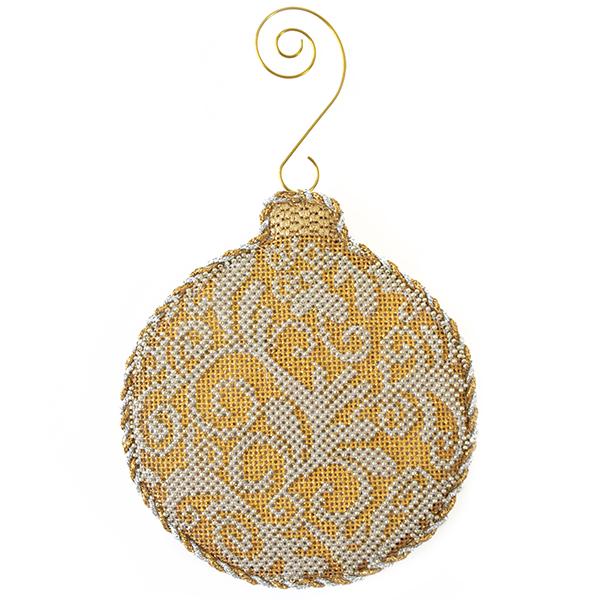 Brilliant Baubles - Silver Swirls Kit Kits All About Stitching/The Collection Design