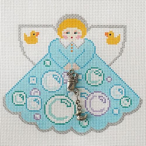 Bubble Bath Angel Painted Canvas Painted Pony Designs - 1