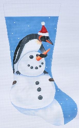 Building a Snowman Painted Canvas Scott Church Creative - 1