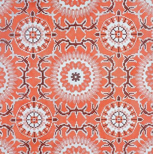 Bungalow Coral Painted Canvas Cooper Oaks Design - 1