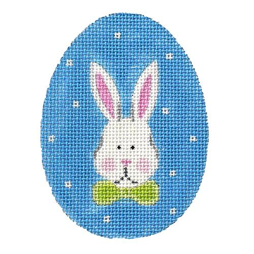 Bunny Face Egg Painted Canvas Pepperberry Designs - 1