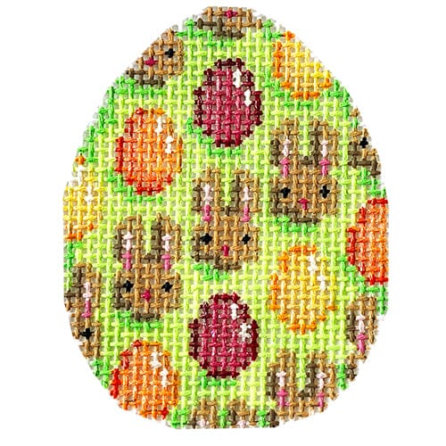 Bunny/Egg Repeat Mini Egg Painted Canvas Associated Talents