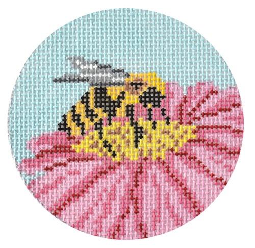 Busy Bee Painted Canvas Needle Crossings - 1
