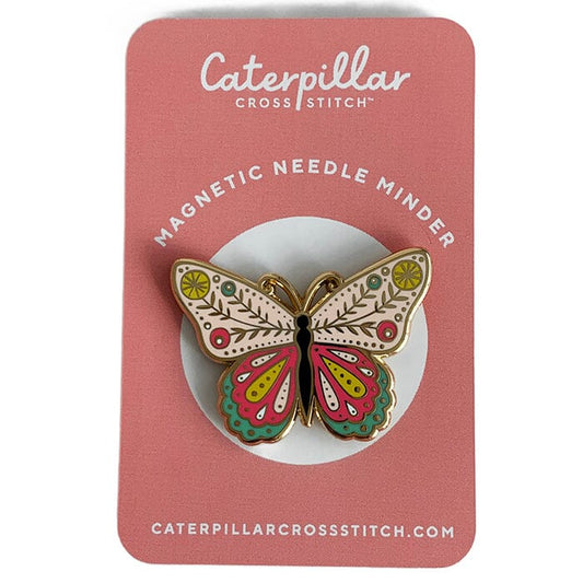 Butterfly Enamel Needleminder Accessories Caterpillar Cross 