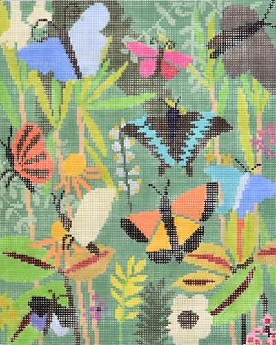 Butterfly Pavilion Painted Canvas Birds of a Feather - 1