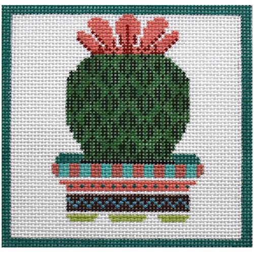 Cactus Series Barrel Painted Canvas Danji Designs - 1