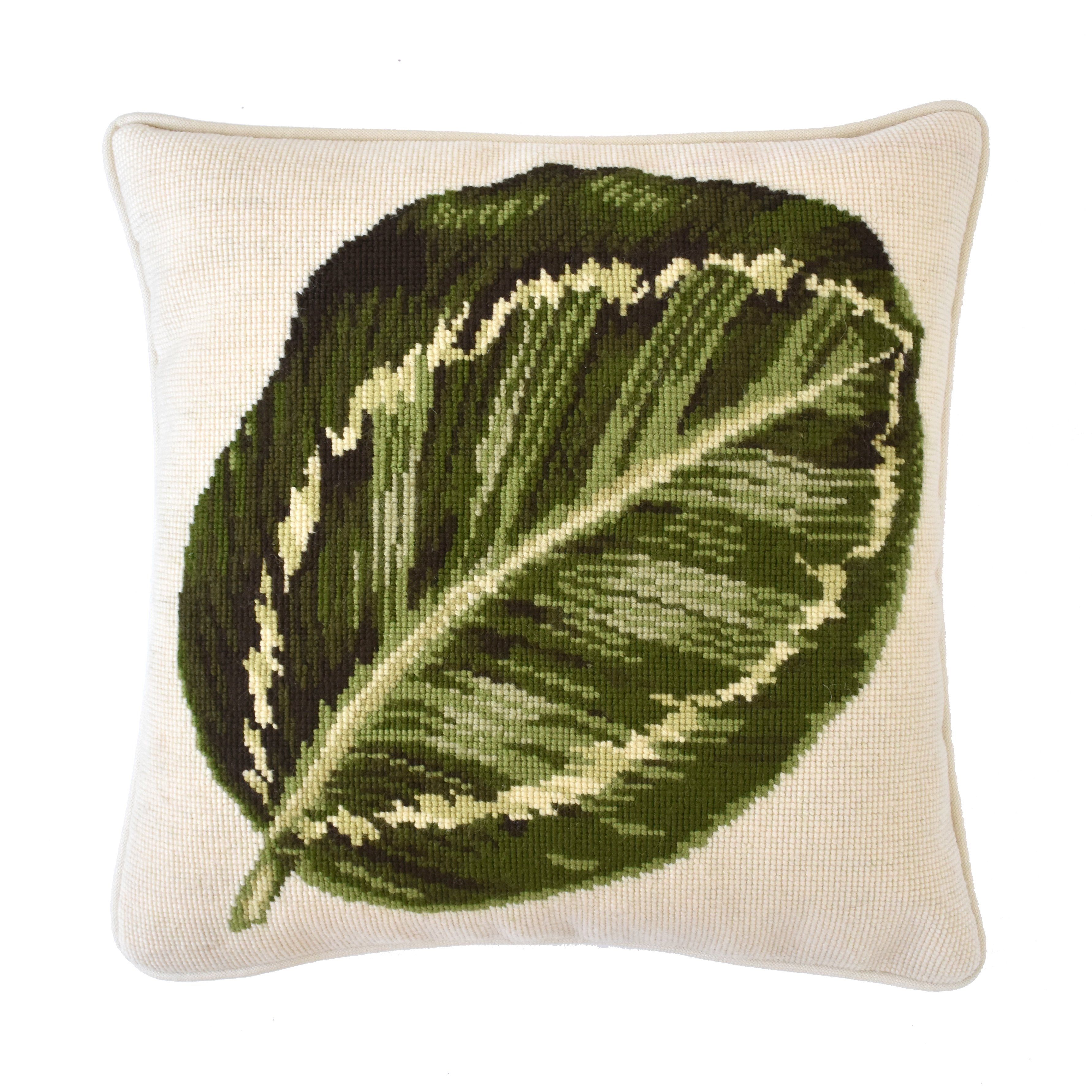 Calathea Leaf Needlepoint Kit Kits Elizabeth Bradley Design