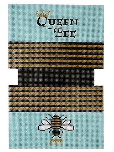 Call Me Queen Bee Painted Canvas Kimberly Ann Needlepoint - 1