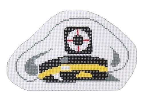 Captain's Hat Painted Canvas Doolittle Stitchery - 1