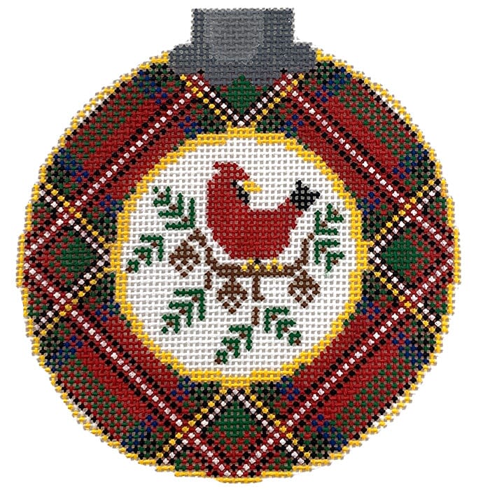 Cardinal with Royal Stewart 1 Painted Canvas CanvasWorks - 1