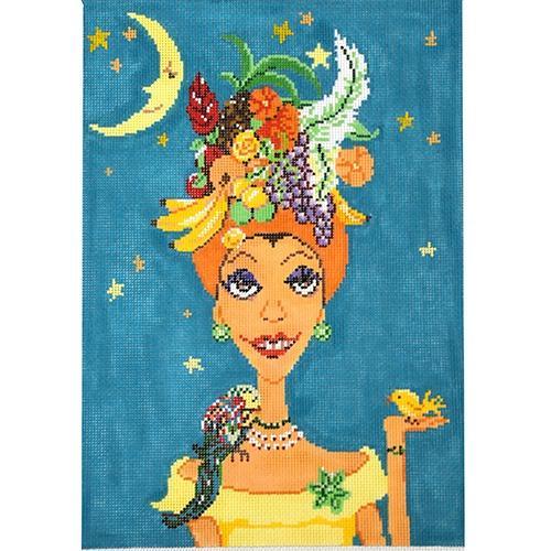Carmen Miranda Painted Canvas The Meredith Collection - 1