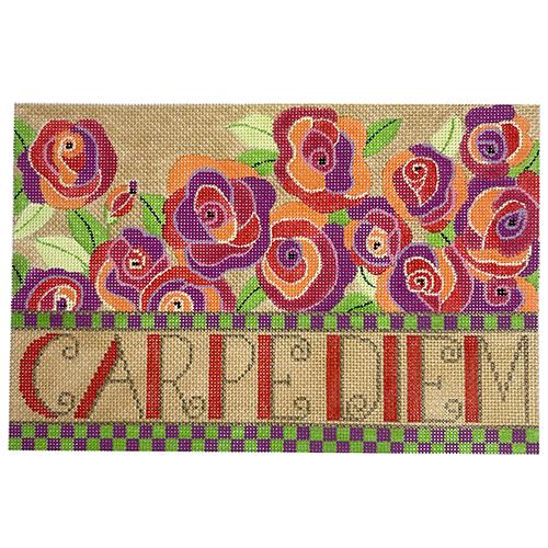 Carpe Diem Painted Canvas Vallerie Needlepoint Gallery - 1