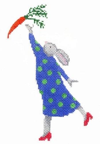 Carrot in the Wind Painted Canvas Cooper Oaks Design