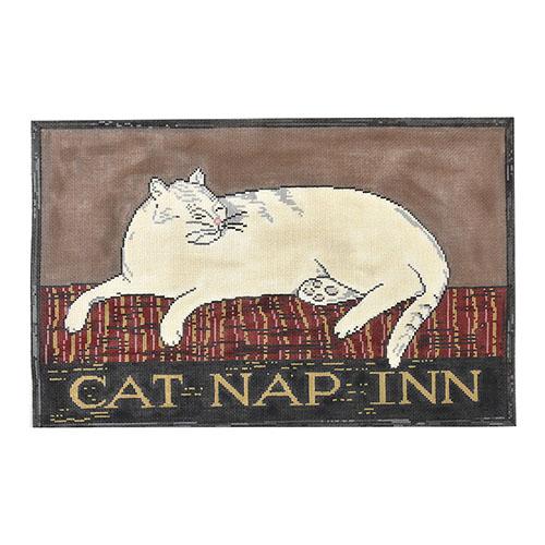 Cat Nap Inn Painted Canvas Cooper Oaks Design - 1