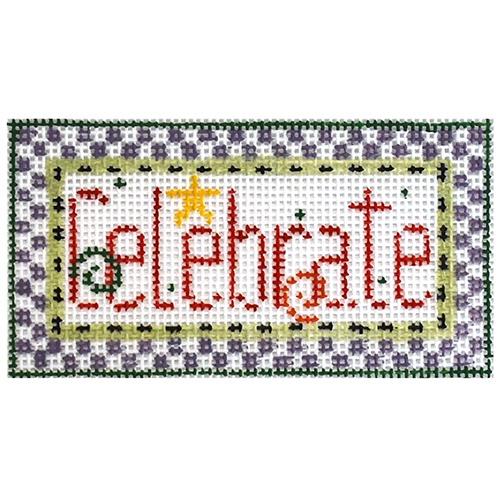 Celebrate Painted Canvas Kathy Schenkel Designs - 1