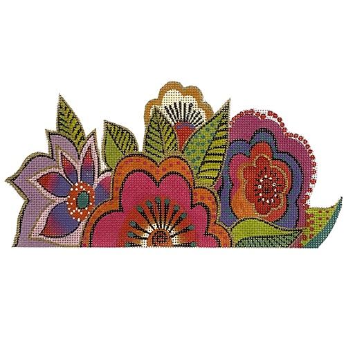 Celestial Floral Painted Canvas Danji Designs - 1