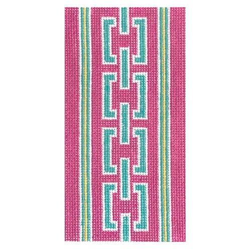 Chain Eyeglass Case - Pink Painted Canvas KCN Designers