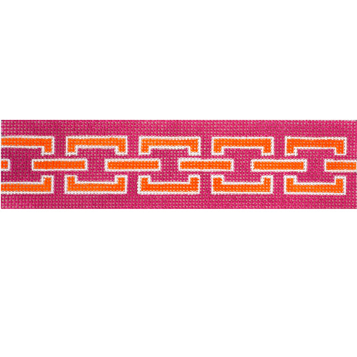 Chain Link Key FOB - Pink & Orange KCN Designers