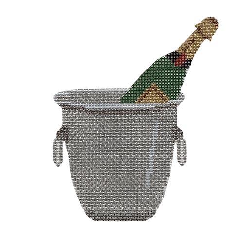 Champagne Bucket Painted Canvas Morgan Julia Designs - 1