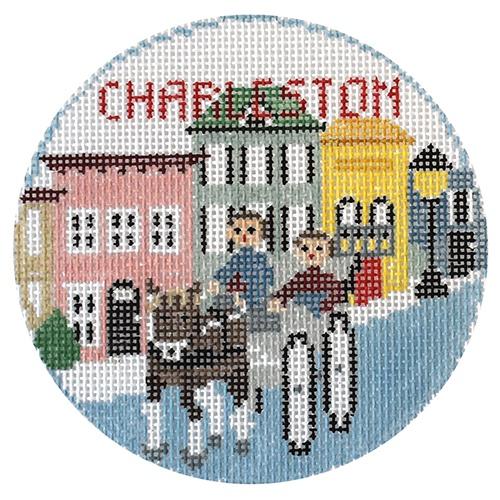 Charleston Painted Canvas Kathy Schenkel Designs - 1